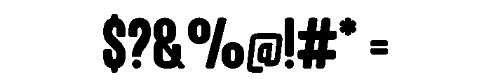 Scone Regular Font OTHER CHARS