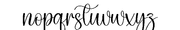 Scoothland Font LOWERCASE