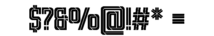 Scorex Regular Font OTHER CHARS