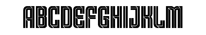 Scorex Regular Font UPPERCASE