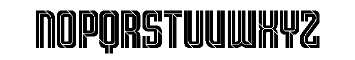 Scorex Regular Font UPPERCASE