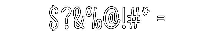 Scotch Cockroach Font OTHER CHARS