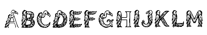 Scott Regular Font UPPERCASE