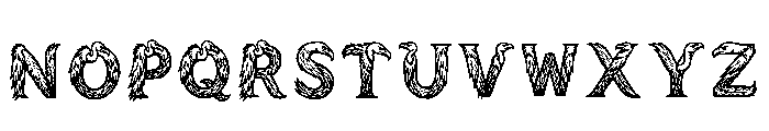 Scott Regular Font UPPERCASE