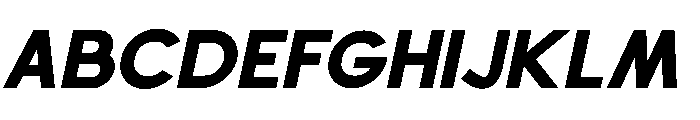 Scramble Black Italic Font UPPERCASE