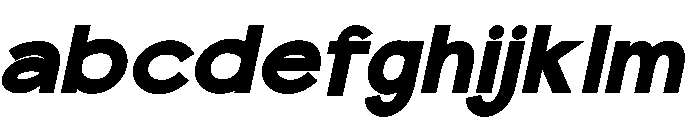 Scramble Black Italic FONT