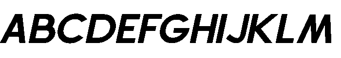 Scramble Bold Italic Font UPPERCASE