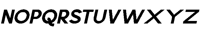 Scramble Bold Italic Font UPPERCASE