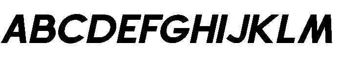 Scramble ExtraBold Italic Font UPPERCASE