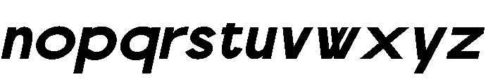 Scramble ExtraBold Italic Font LOWERCASE