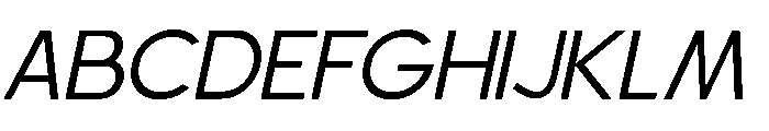 Scramble Light Italic Font UPPERCASE