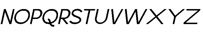Scramble Light Italic Font UPPERCASE