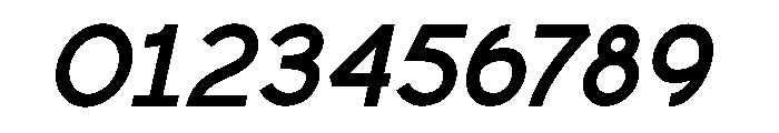 Scramble Medium Italic Font OTHER CHARS