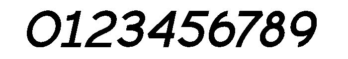 Scramble Regular Italic Font OTHER CHARS