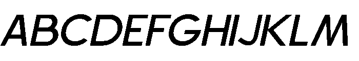 Scramble Regular Italic Font UPPERCASE