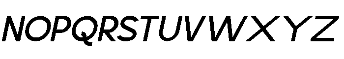 Scramble Regular Italic Font UPPERCASE