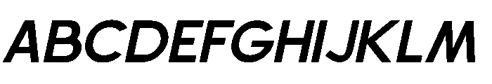 Scramble SemiBold Italic Font UPPERCASE