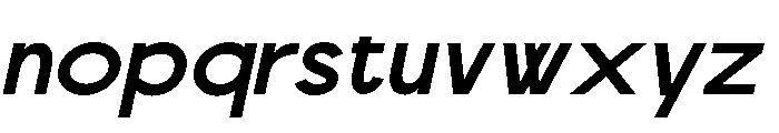Scramble SemiBold Italic Font LOWERCASE