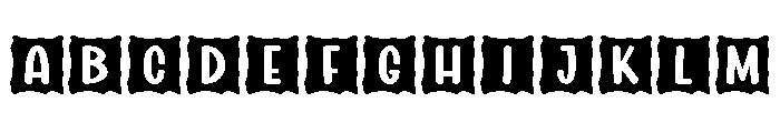 Scrap Frame Regular Font UPPERCASE