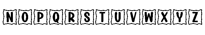 Scrap Frame Regular Font LOWERCASE