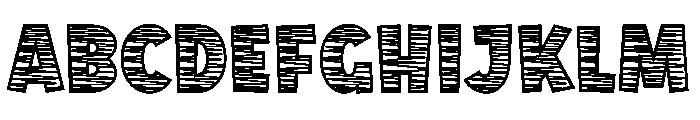 Scratch Crayon Font UPPERCASE