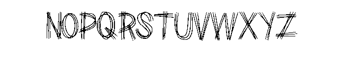 Scratch Punk Riot By Sq Regular Font LOWERCASE