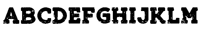 Scratch Regular Font UPPERCASE