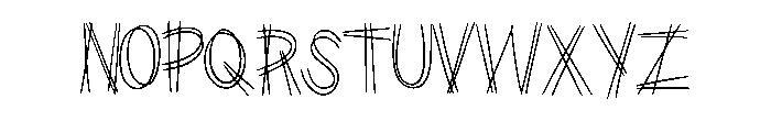 Scratch Riot By Squeeb  Regular Font UPPERCASE