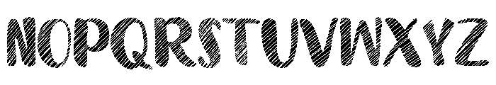 Scratch crayon school Font UPPERCASE