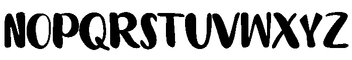 Scratch crayon school Font LOWERCASE
