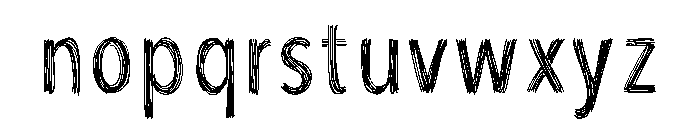 Scratchpad Medium Font LOWERCASE