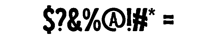 Scream Football Regular Font OTHER CHARS