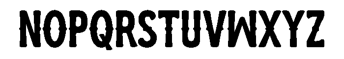 Scream Football Regular Font LOWERCASE