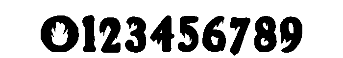 Scream Spooky Regular Font OTHER CHARS