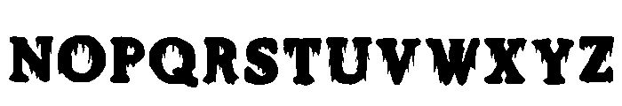 Scream Spooky Regular Font UPPERCASE