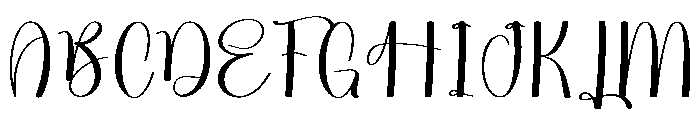 Scribble Bitty Font UPPERCASE