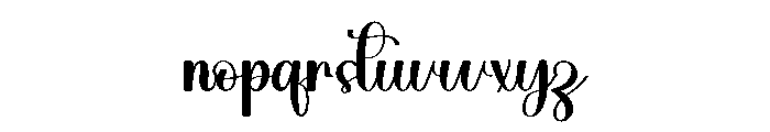 Scribble Bitty Font LOWERCASE