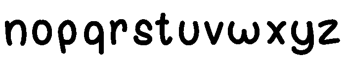 Scribble Dad Medium Font LOWERCASE