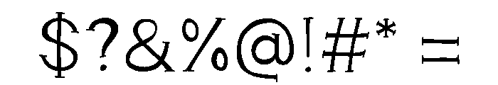 Scribble Touch Font OTHER CHARS