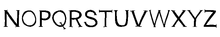 Scribble Touch Font UPPERCASE
