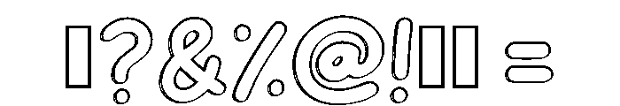 Scribble Vibes Regular Font OTHER CHARS