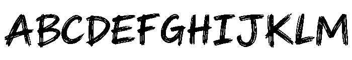 ScribbleChaos Font UPPERCASE