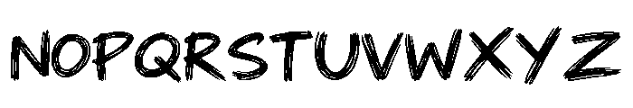 ScribbleChaos Font UPPERCASE