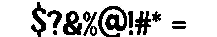 ScribbleScape Font OTHER CHARS