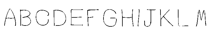 Scribblefolk Medium Font UPPERCASE