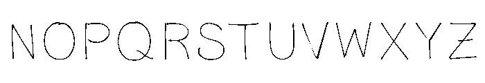 Scribblefolk Medium Font UPPERCASE