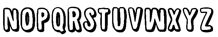 Scribbly Pop Medium Font LOWERCASE