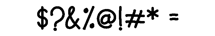 Scribella Font OTHER CHARS