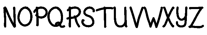 Scribella Font UPPERCASE