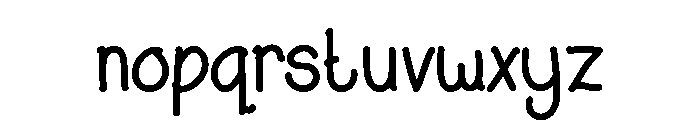 Scribella Font LOWERCASE